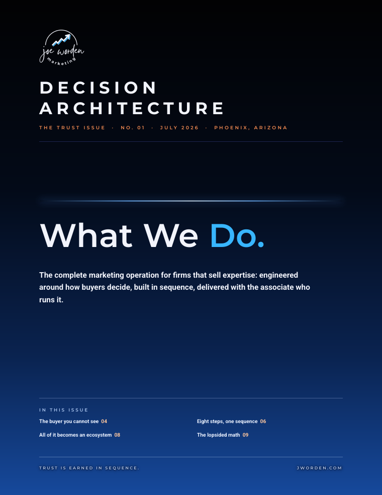 What We Do cover